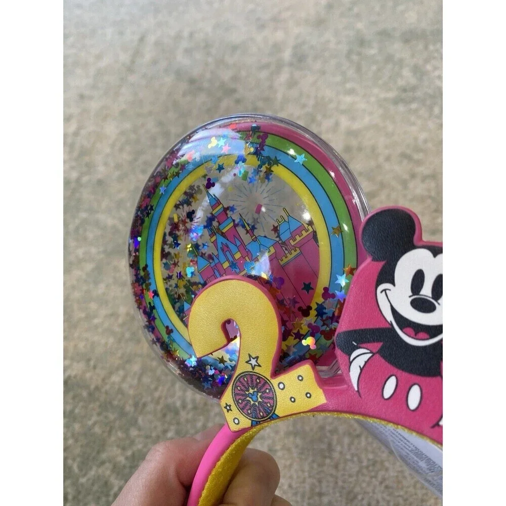 NEW! 2024 Disney Minnie Mickey Ears Headband Sparkles Sequins